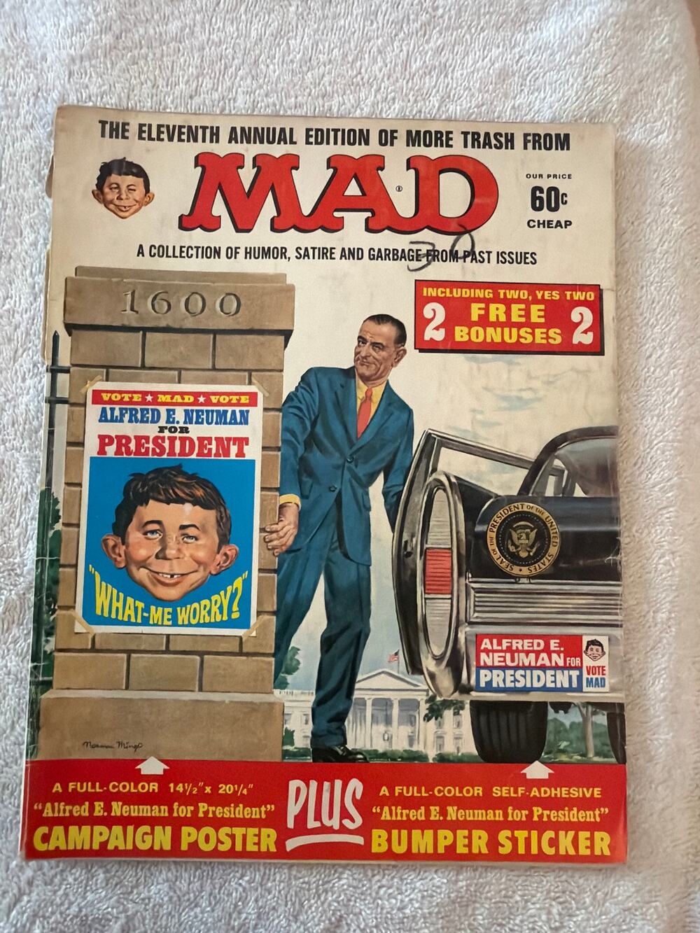 Vintage More Trash From MAD 11th Annual Edition 1965 Alfred E Neuman Humor Book